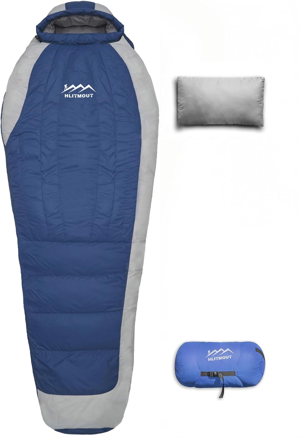 XL Down Sleeping Bag 680FP,Mummy Lightweight Sleeping Bag for Adults Camping,Hiking and Backpacking Outdoor